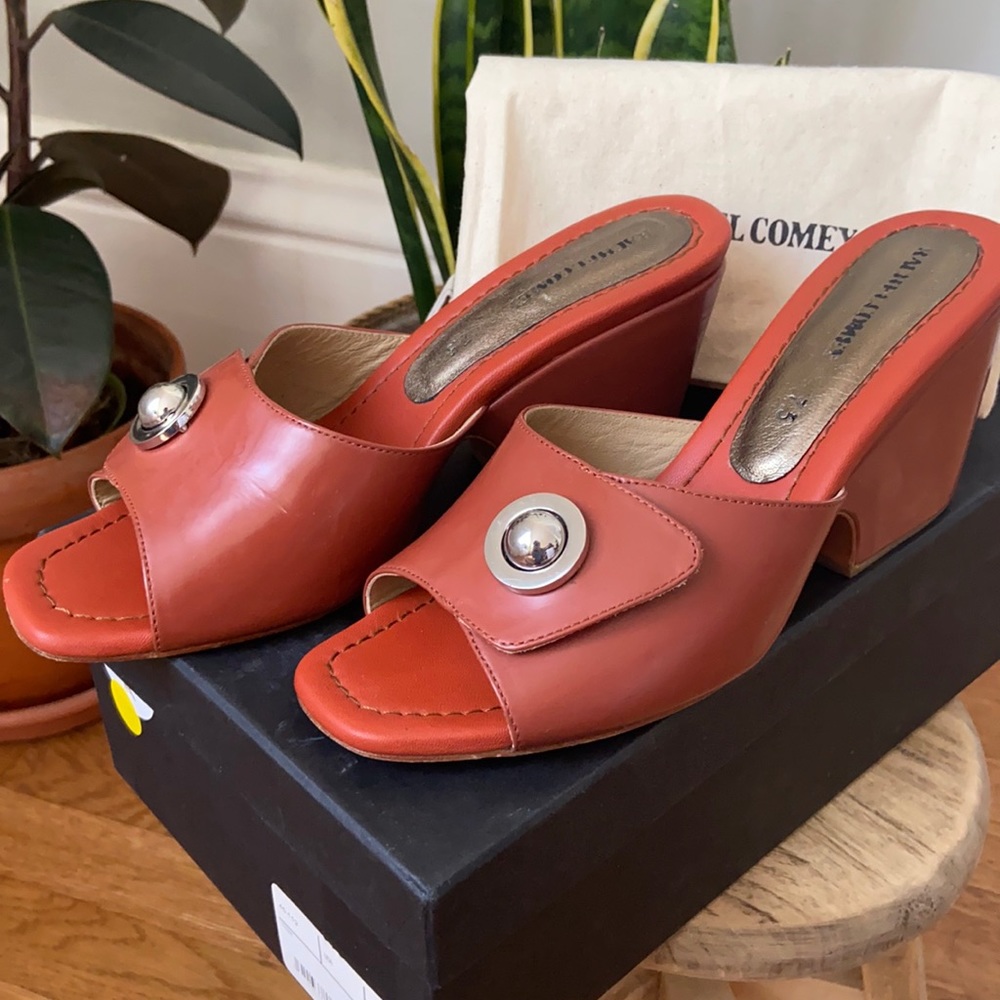 Rachel Comey Anthropologie Leather Mule / Slide Size 7.5